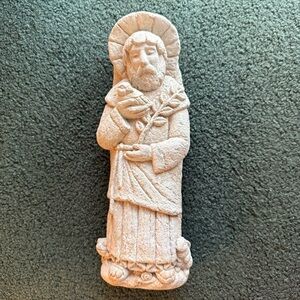 Carruth Studio Stone Cast Saint Francis Garden statue Indoor Outdoor Free Stand